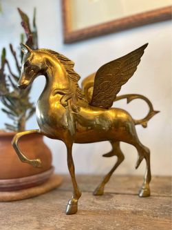 Large Brass Pegasus