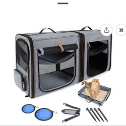 Lekereise Pet Carrier Airline Approved Small Dog Cat Carrier