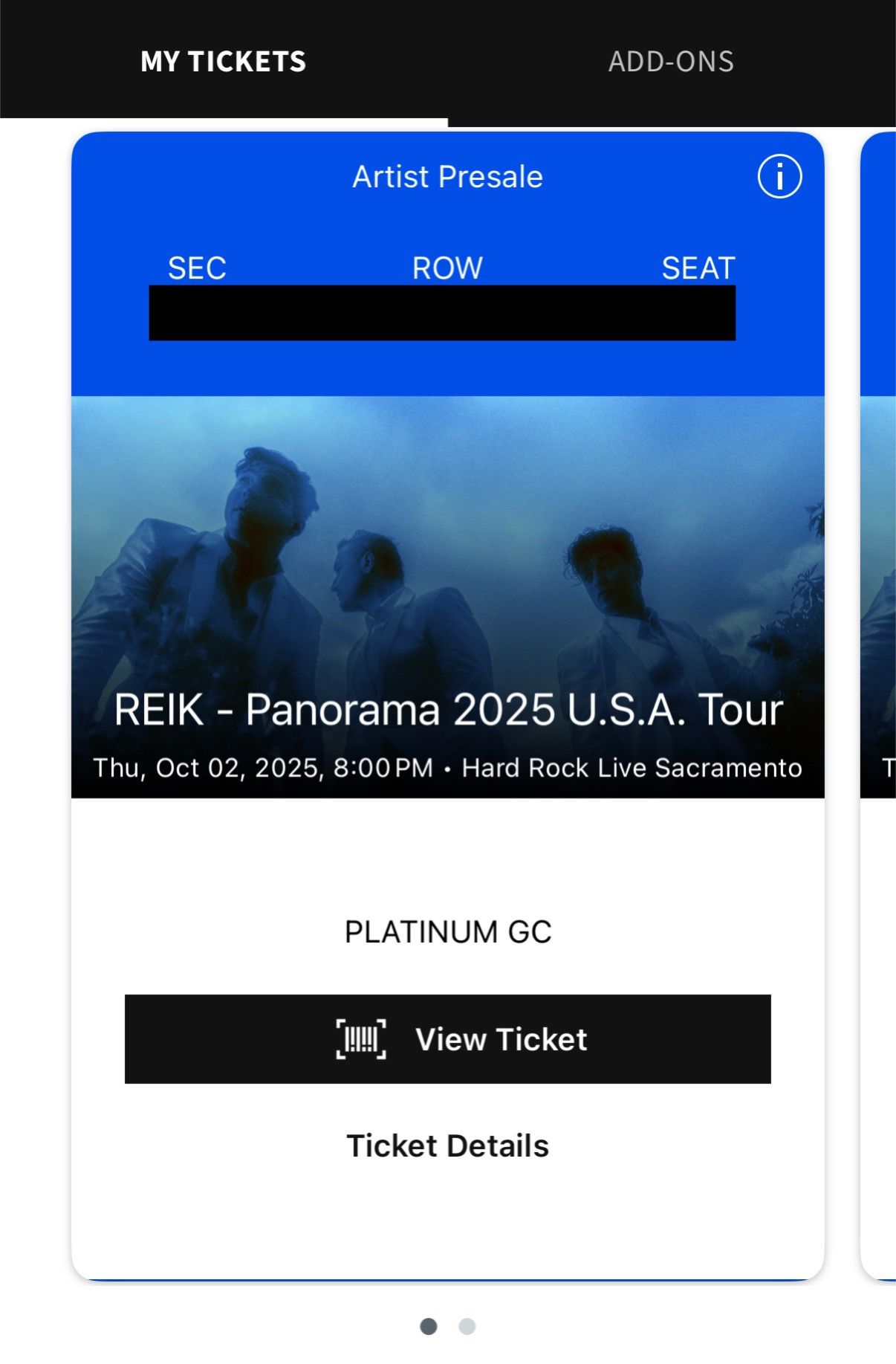 Reik Tickets