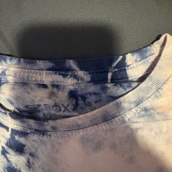Roxy small tshirt/tie dye