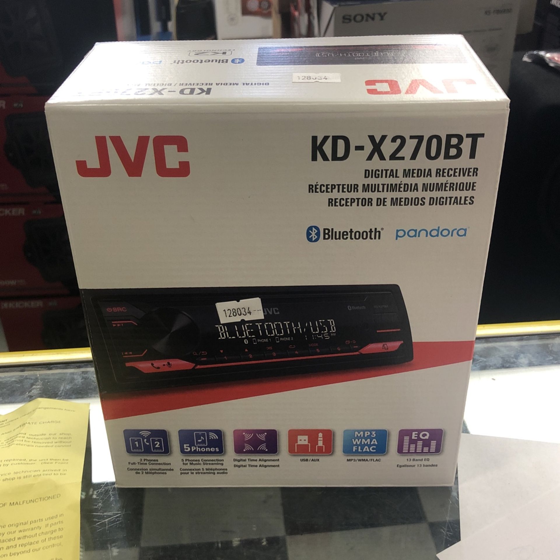 Jvc Kd x270bt On Sale Today For 120