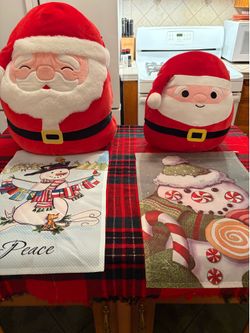Squishmallow SANTA CLAUSE "Nick" Plush / Christmas Flags