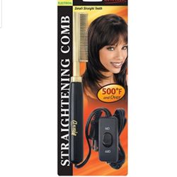 Electric Straightening Comb for Hair - Gently Used $5 - I am going with a natural look- No longer need