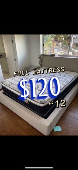 Full size pillow top mattress