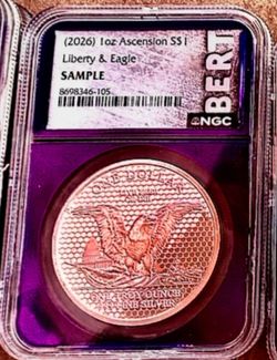 2026 1oz ascension trader bea purple core Bert label
