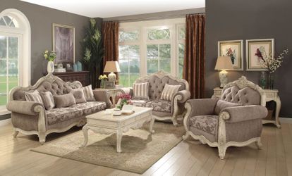 Beautiful Sofa and Loveseat- Sala de 2pc Hermosa @Elegant Furniture