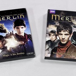 The Adventures Of Merlin DVD Complete First & Second Season Bundle Of 2 MINT