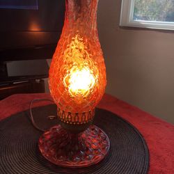 RARE Antique Orange Blossom Aladdin Lamp