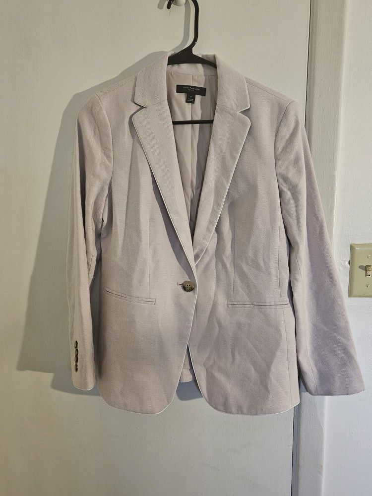 Ann Taylor Women's Baby Pink Blazer 