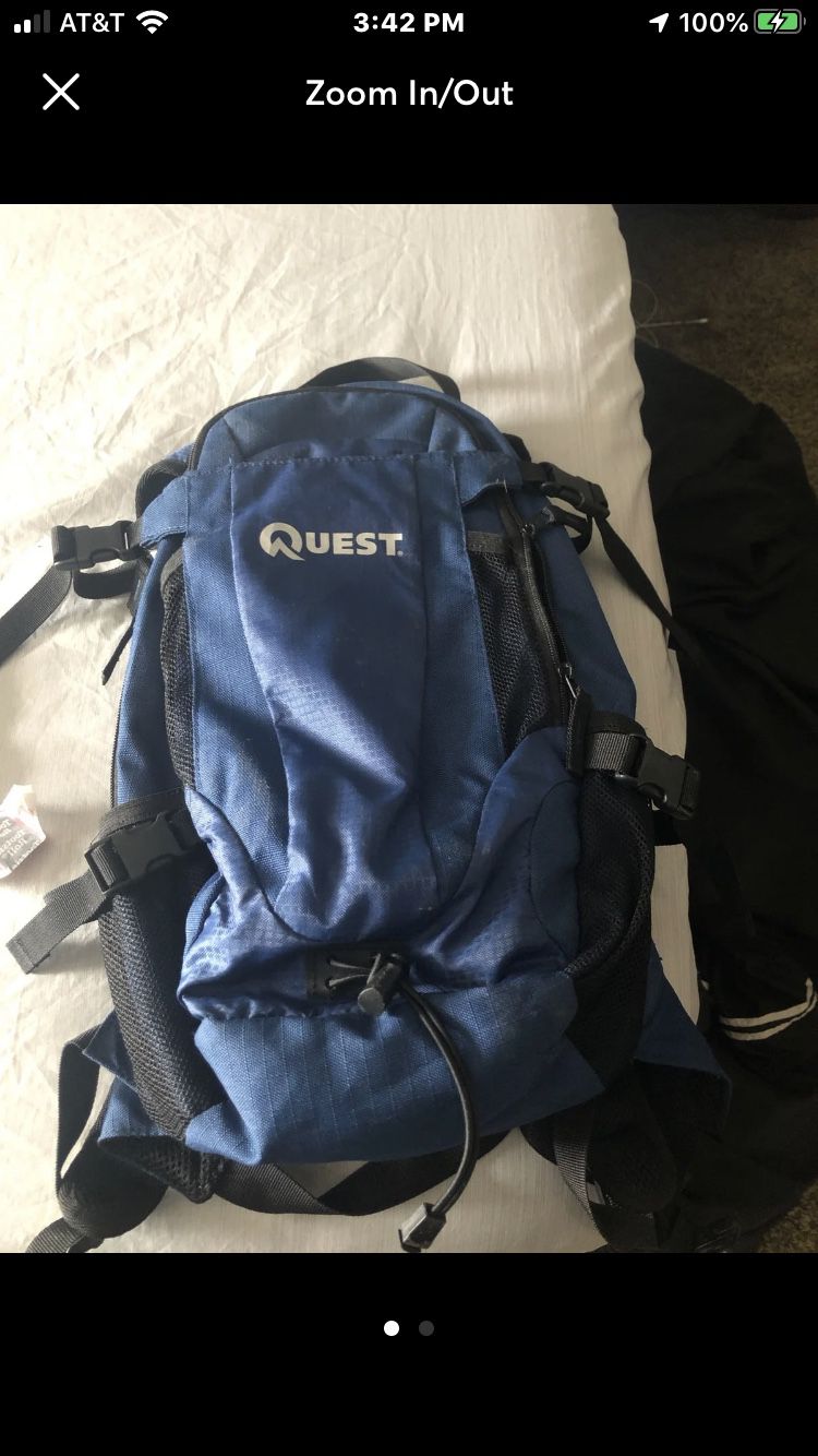 Quest hydration backpack