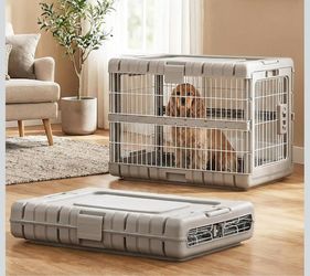 ZOMISIA Collapsible Dog Crate for Dogs - 28" L Heavy Duty