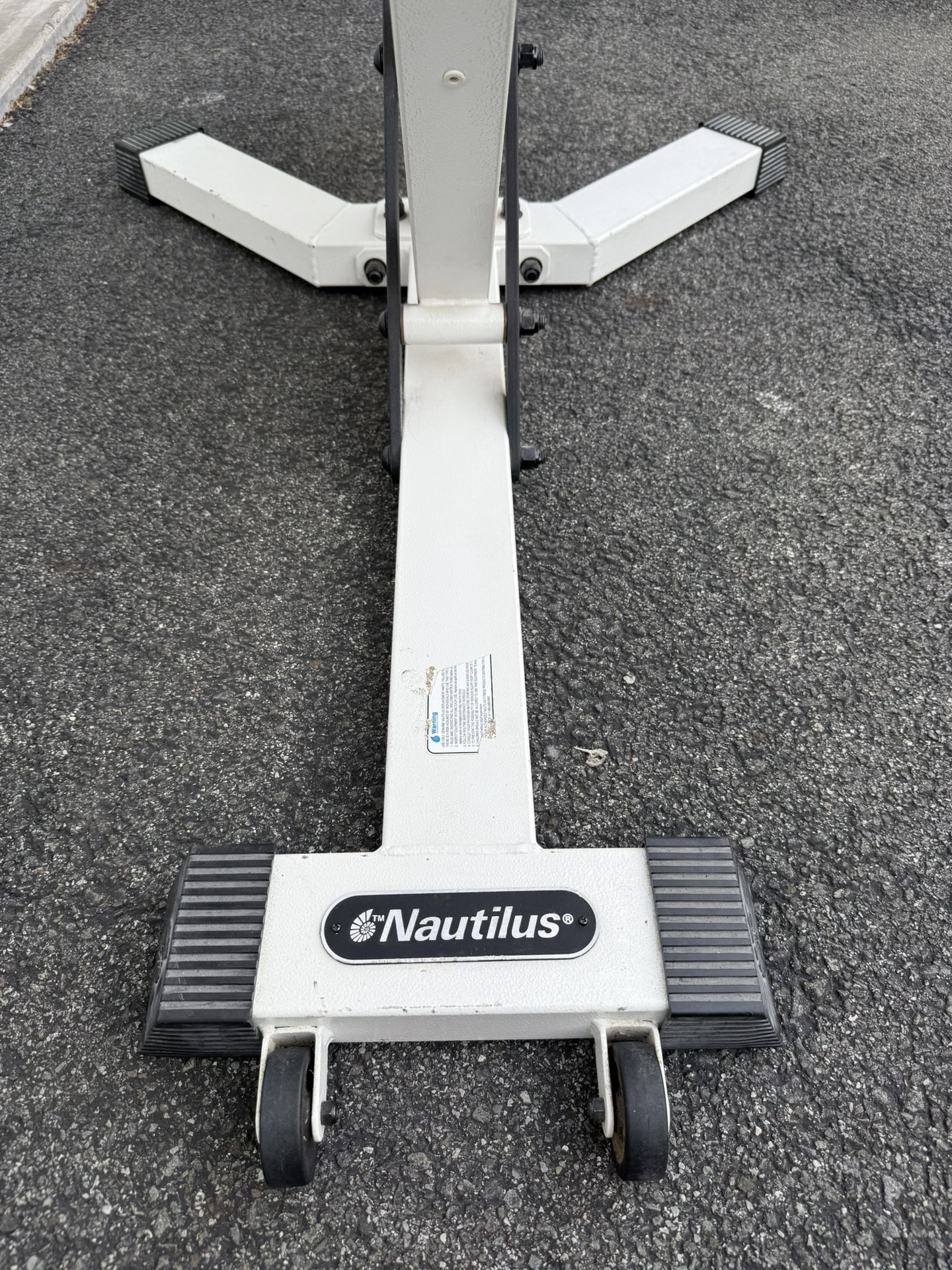 Nautilus Commercial Gym Adjustable Sit Up Weight Bench