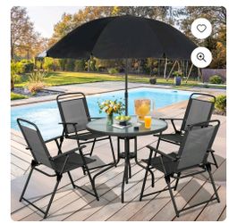 Patio set new