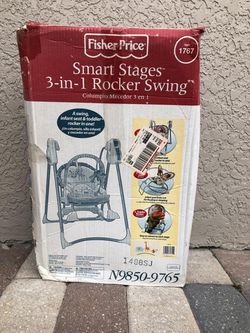 3 in 1 infant swing, infant seat, and toddler rocker in one