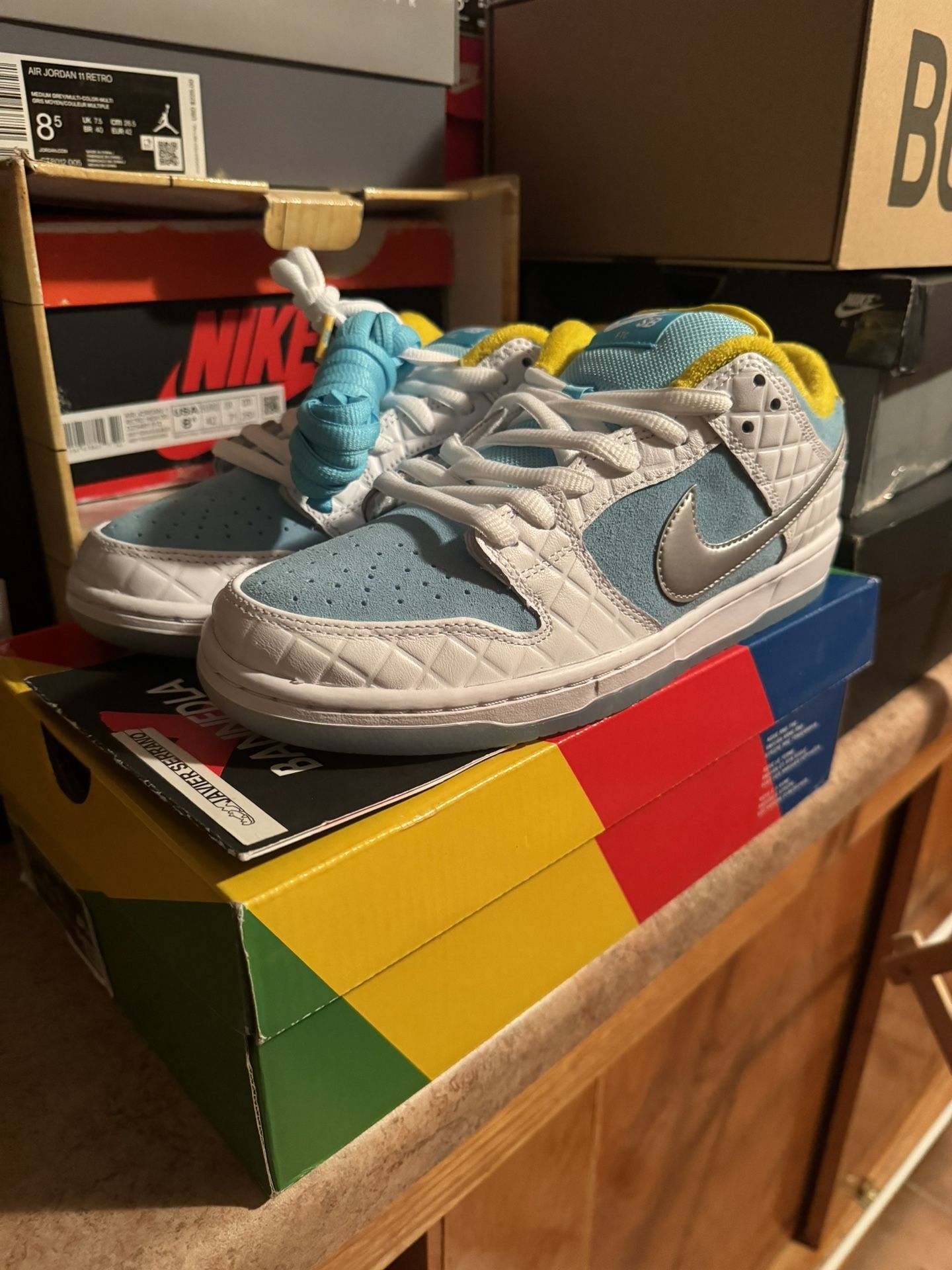 NIKE SB DUNK LOW FTC LAGOON PULSE Sz 9 DS