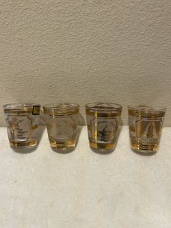 Vintage Culver novelty shot glasses