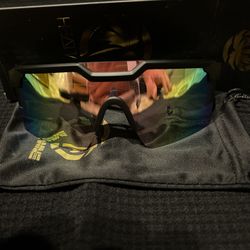 Heatwave Sunglasses Red Blue Lens 