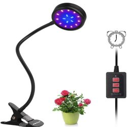 UPGRADED Auto On/Off Timing Function Grow Light 16LED 5 Dimmable Levels Spectrum