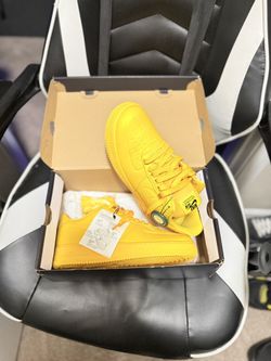 Yellow Nike Airforce 1’s(Waterproof Model)