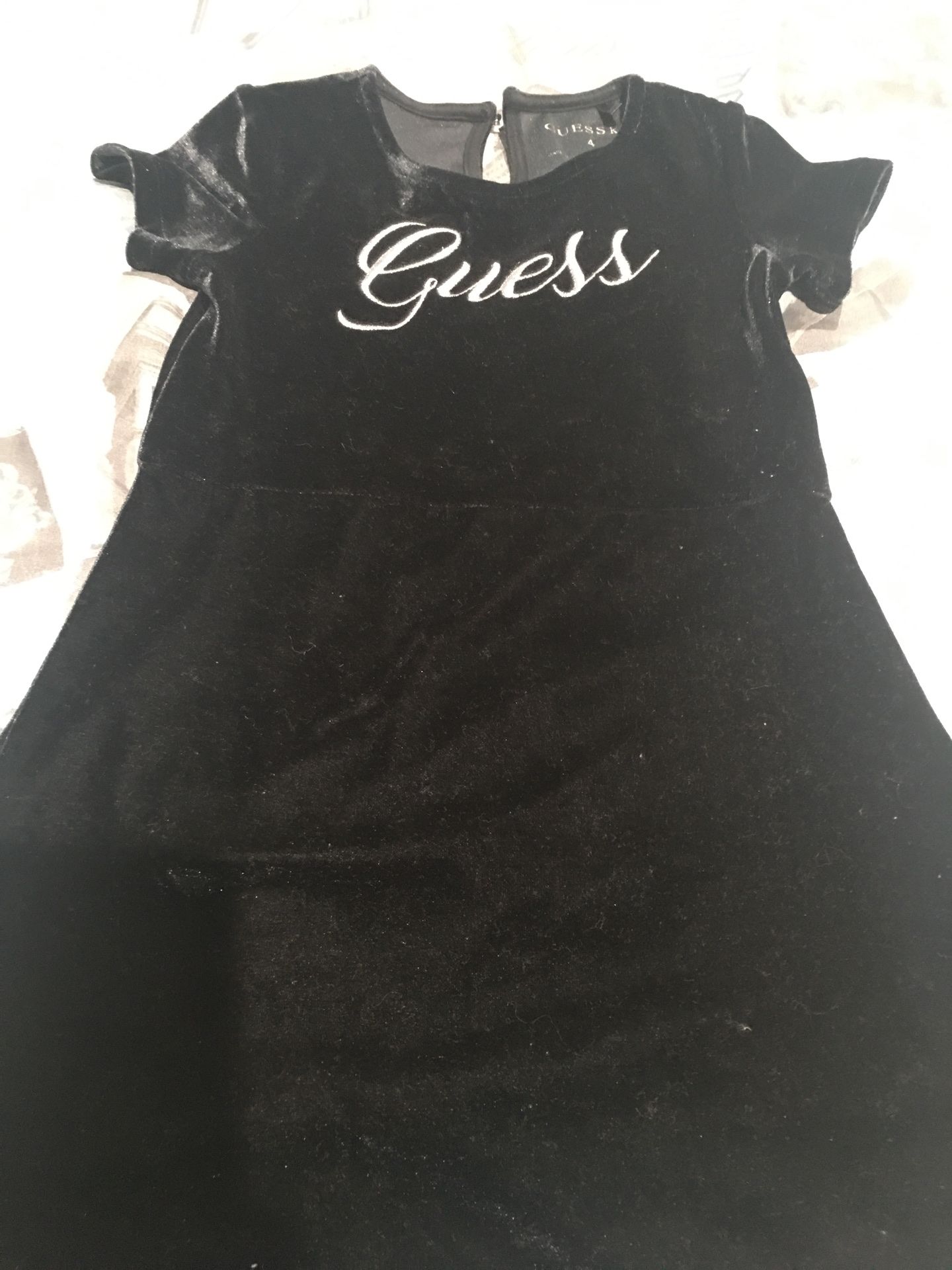 Girls black guess dress