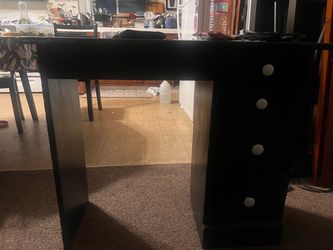 Black desk