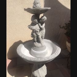 New Water Fountain Made Out Of Cement Perfect Gift For Any Occasion 