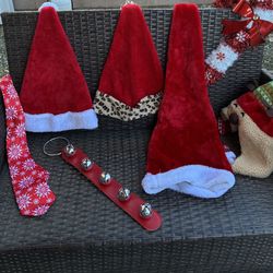 Numerous Christmas Items From Hats, Musical Neck Tie
