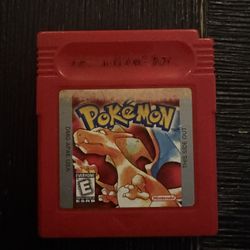 Pokémon Red Gameboy Cartridge