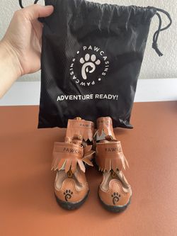 Pawcasins Dog shoes Sz 1