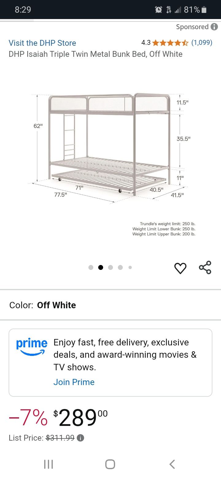 Bunk Bed Set