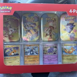 Pokemon Scarlet &Violet 151 Mini Tin 4 Pack