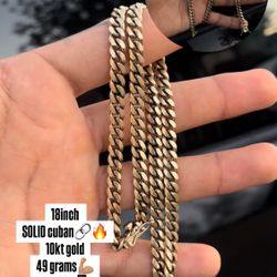 Gold Cuban Chain