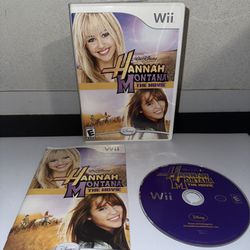 Hannah Montana: The Movie (Nintendo Wii, 2009) Complete 