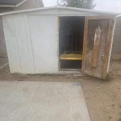 Metal shed