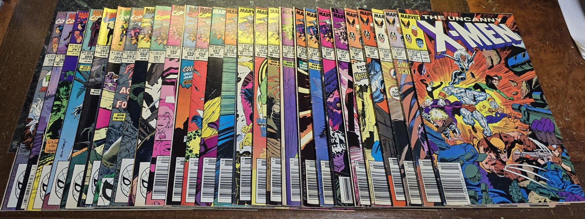 The Uncanny X-men Xmen Lot Of 27 With Some Of The Greats (266)