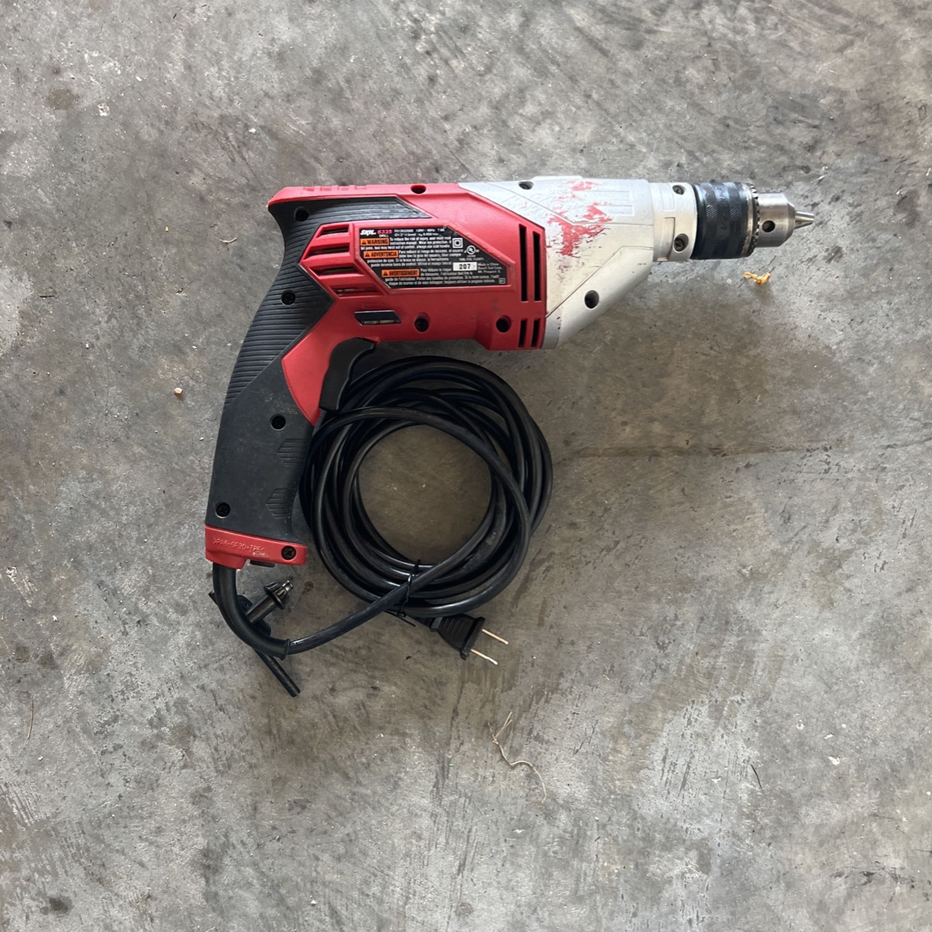Skil Drill 120v (7.0A) 1/2” 0-950/min