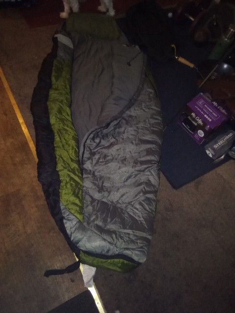 Here Is The Sleeping Bag All Open And All Good. 