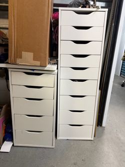 Tall IKEA Alexander Drawer White
