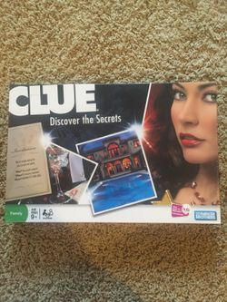 Clue - Discover the Secrets board game. New