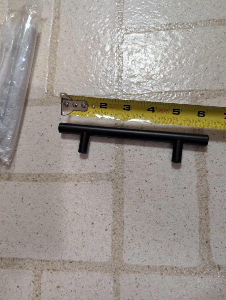 Matte Black Cabinet Handles