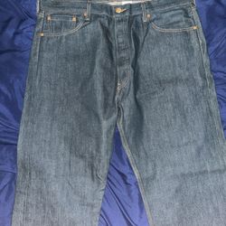 $50 Light Blue 501s Levis Jean Size 40x30