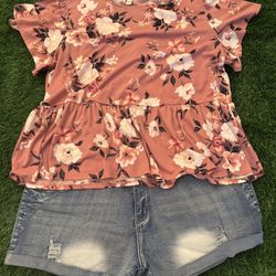 Mauve Colored Shirt. Size 18:20