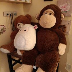 3 New Giant Stuffed Animals! 