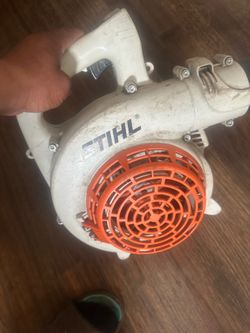 Semi new leaf gas blower  brad sthil  and weed walcker n.