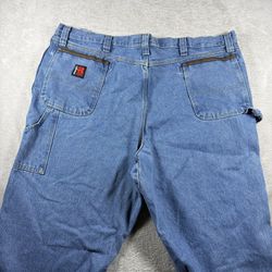 Wrangler Riggs Pants Men’s 46x34 Canvas Carpenter Workwear Big Tall #2633