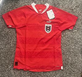 PUMA AUSTRIA 2022 AUTHENTIC LIBERTY HOME SOCCER JERSEY FOOTBALL SHIRT MENS SIZE MEDIUM 
