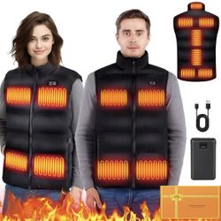 Rechargeable Heated Vest with 7.4v 16000mAh Battery for Outdoor 