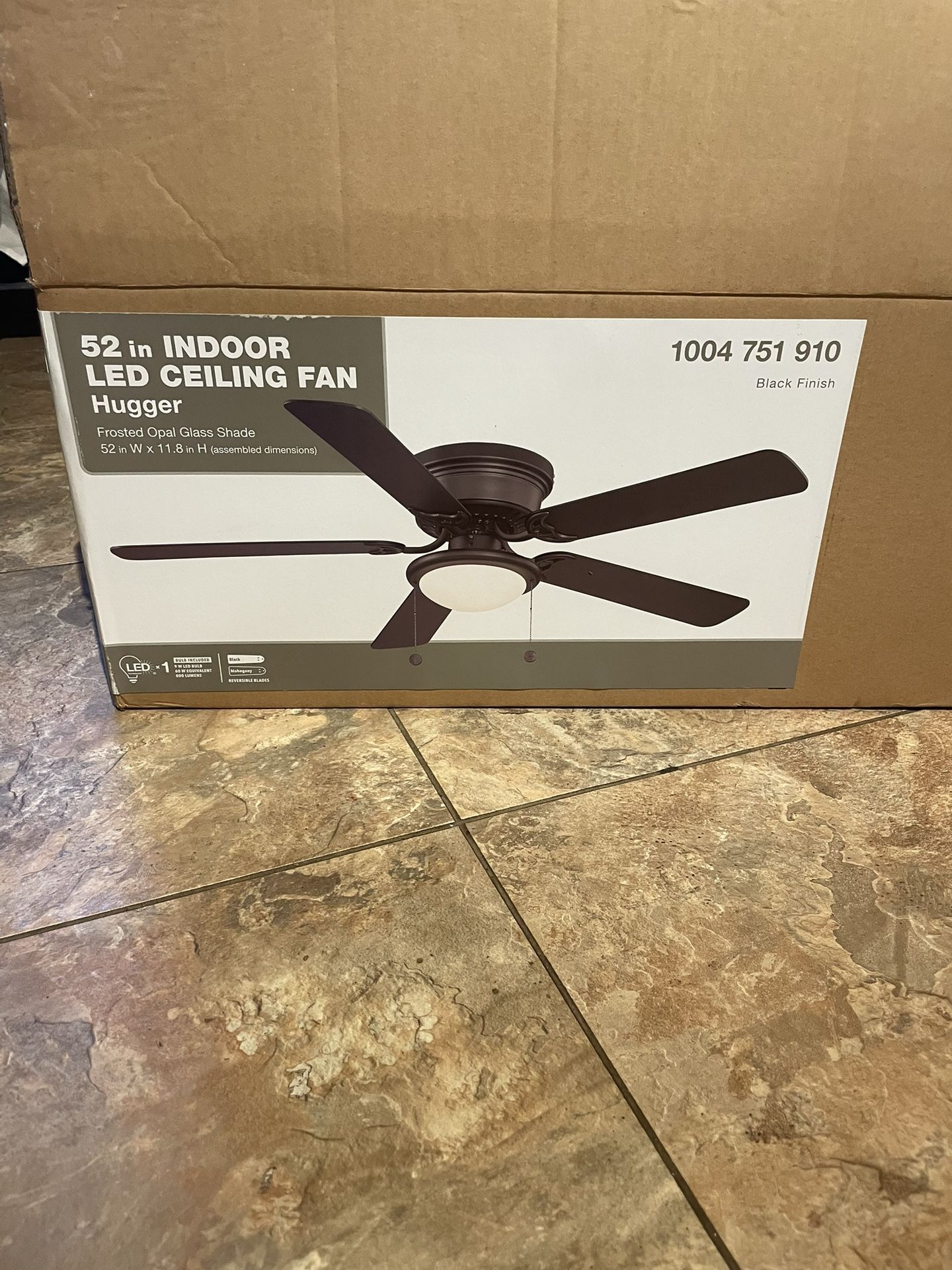 Indoor led ceiling fan