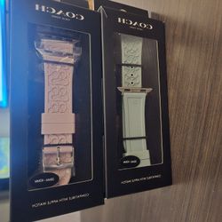New coach watch bands compatible with Apple watchs price is for Both bands