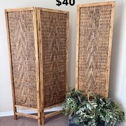 Woven wood dividers